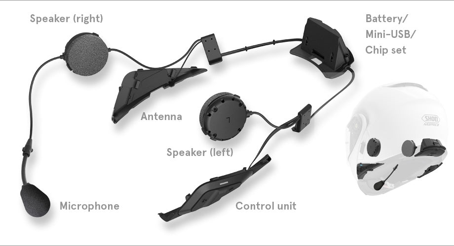 INTERFONO MOTO SHOEI SRL II BY SENA